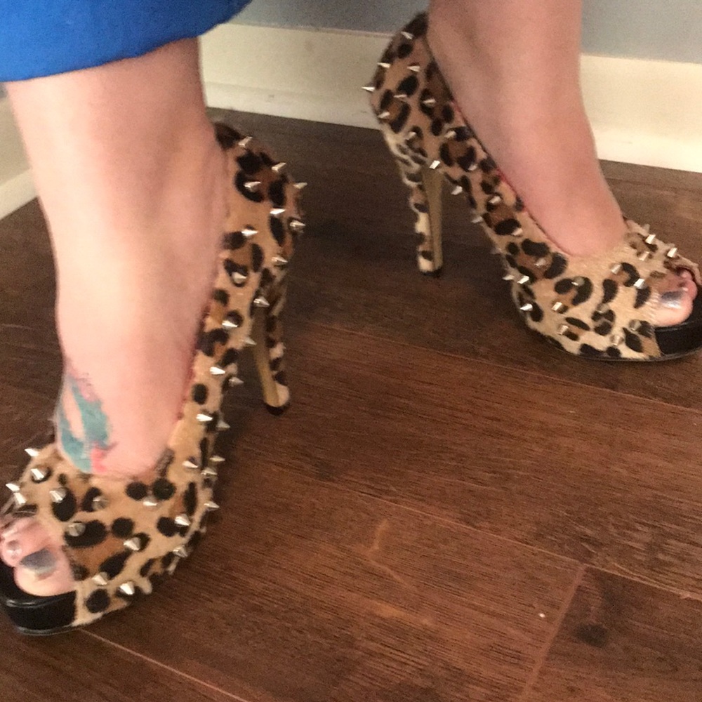 Leopard Print Heels